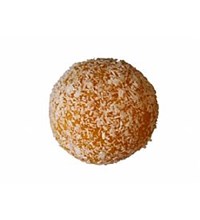 Τρούφα καρύδα χρωματιστή πορτοκαλί.